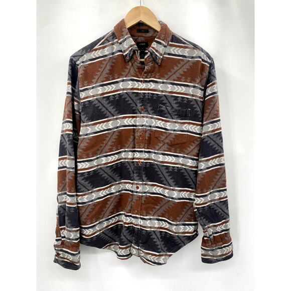 J. crew patterned Flannel button Down - Picture 2 of 6